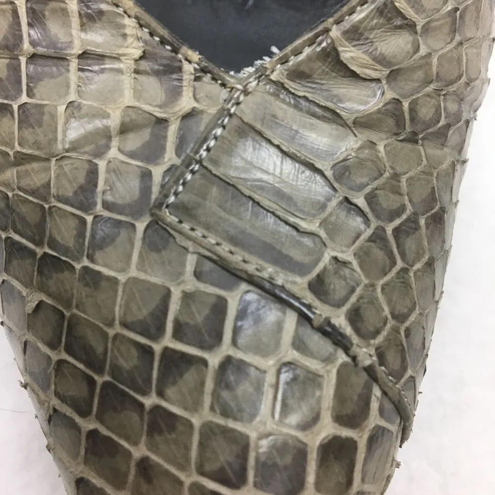 Valentino Tan & Gray Slingback heel Shoes 7.5 - Image 5