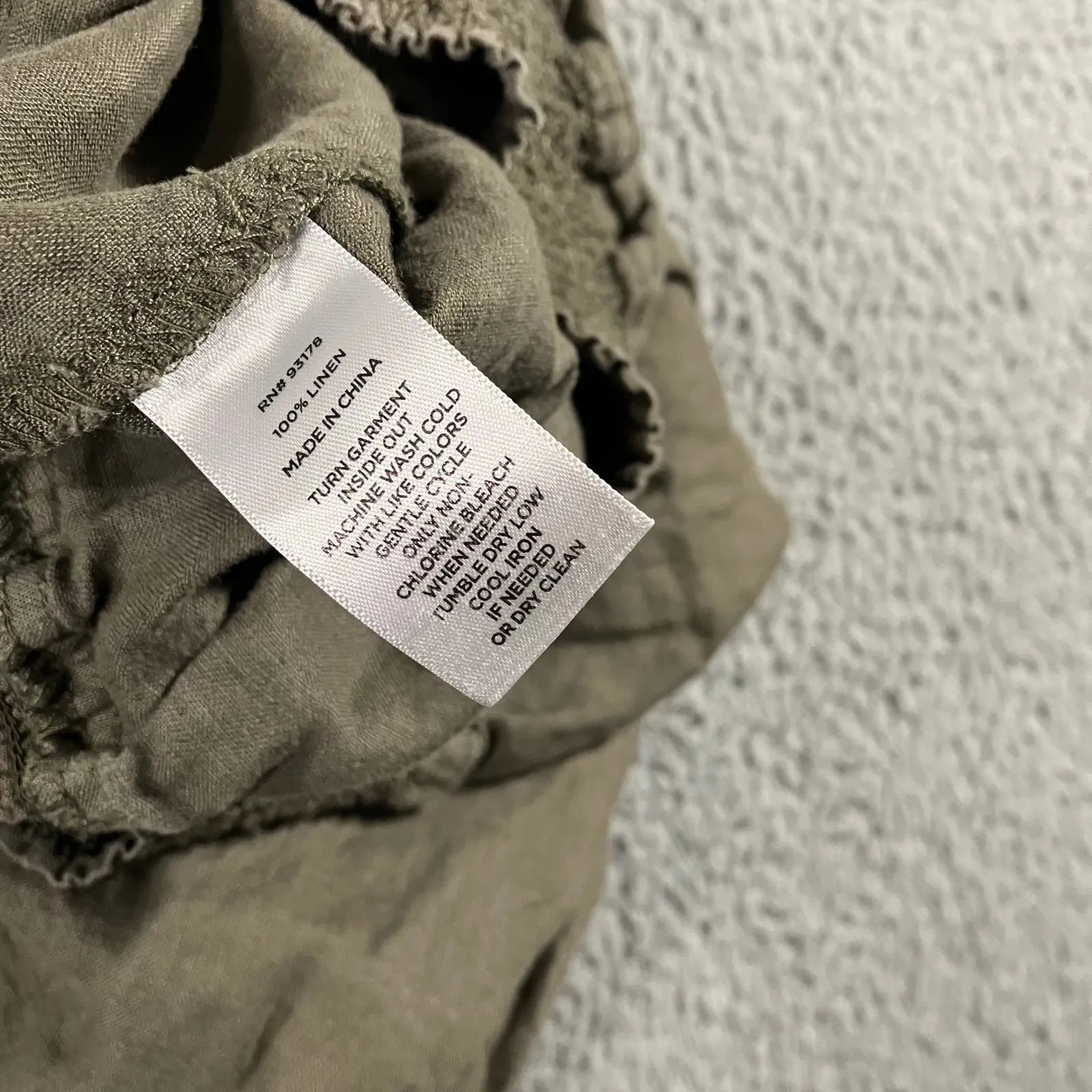 Magaschoni Wide Leg Linen Pants Women Large Pull On Elastic Waist Boho Travel - Image 10