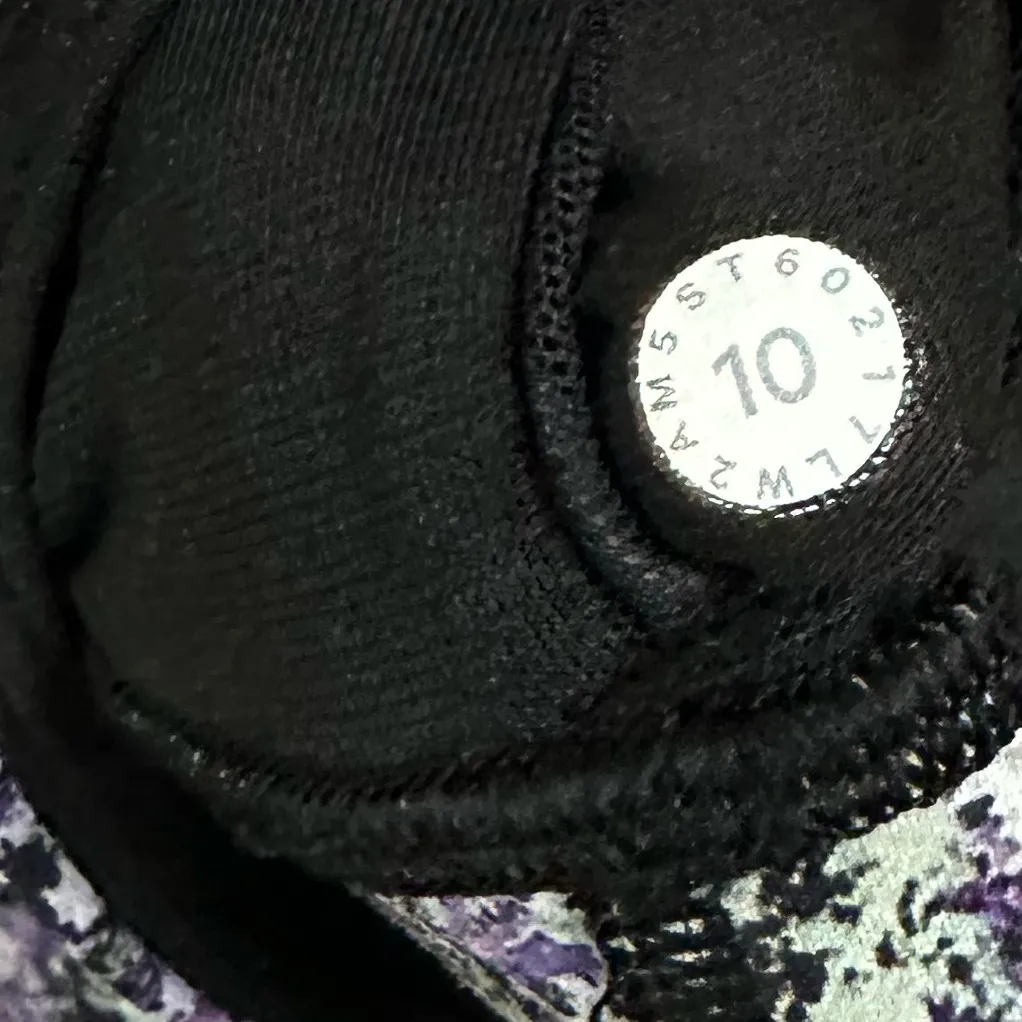Lululemon Energy Sports Bra Multi Black Vivid Vision Black Purple B/C Cup 10 - Image 6
