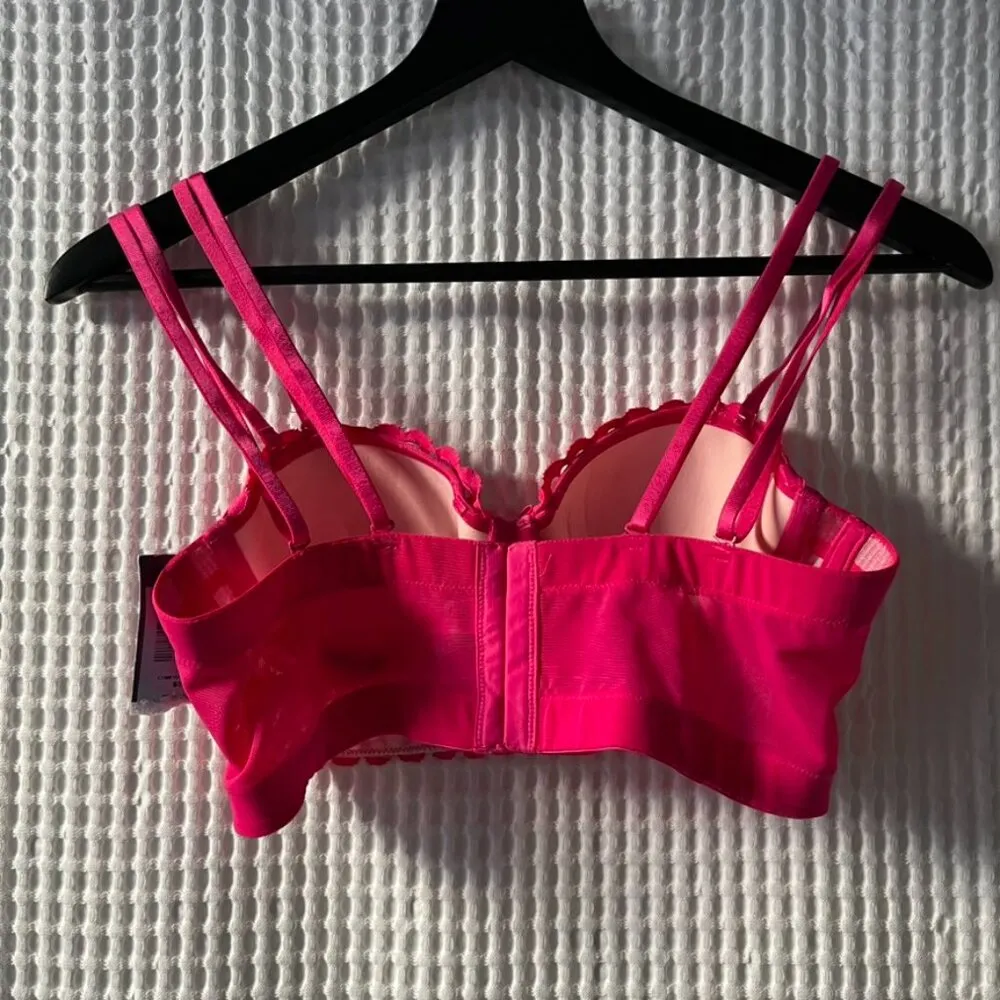 Cacique Seriously Sexy Collection fuchsia bra 34A - Image 3