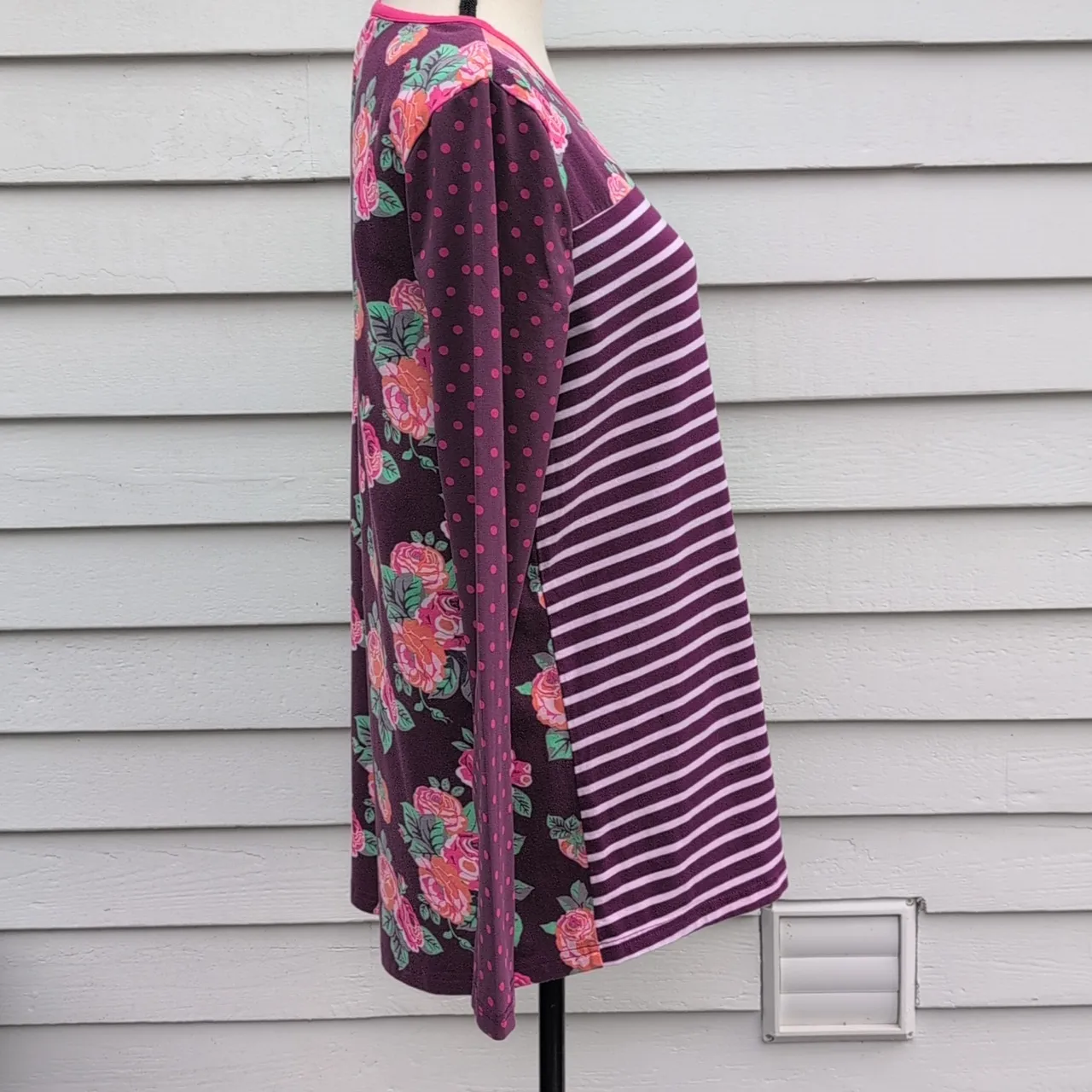 Matilda Jane Calling Bird Long Sleeve Top | Striped, Polka Dot, And Floral Top - Image 3