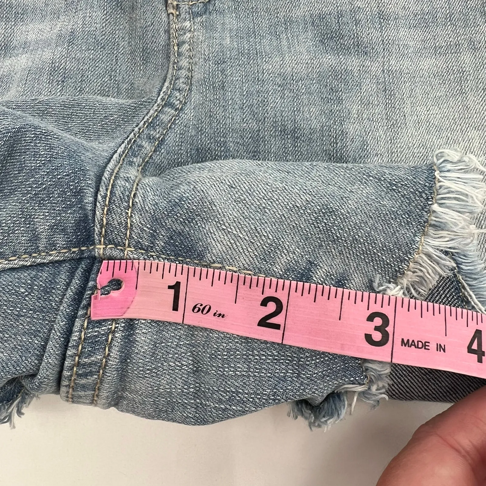 NEW Torrid Hi Rise Vintage Montauk Jean light wash Shorts Women's Plus Size 22 - Image 12