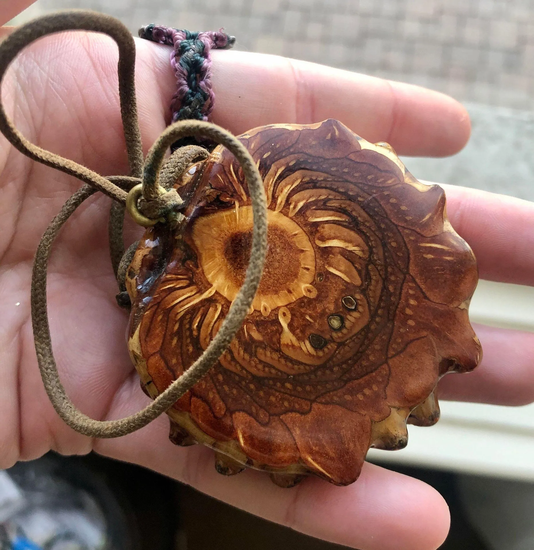 Third Eye Pinecone Pendent - Image 4