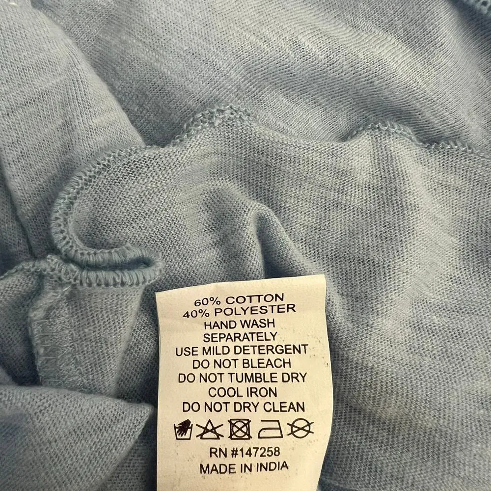 Simply Southern NWT Blue Tiered Layered Smocked Preppy Clean Girl Mini Skirt - Image 5