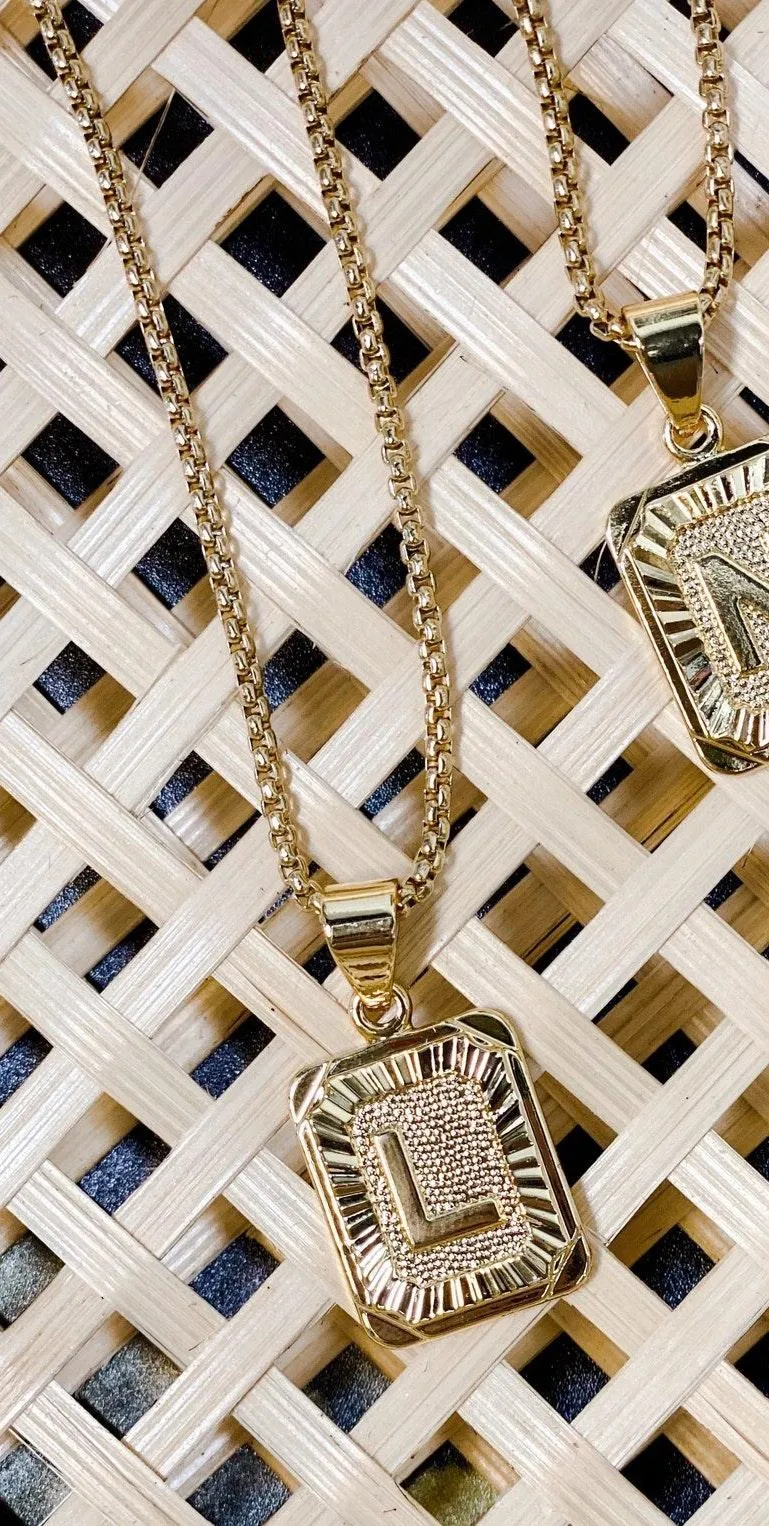 Gold Initial “L” Necklace! - Image 2