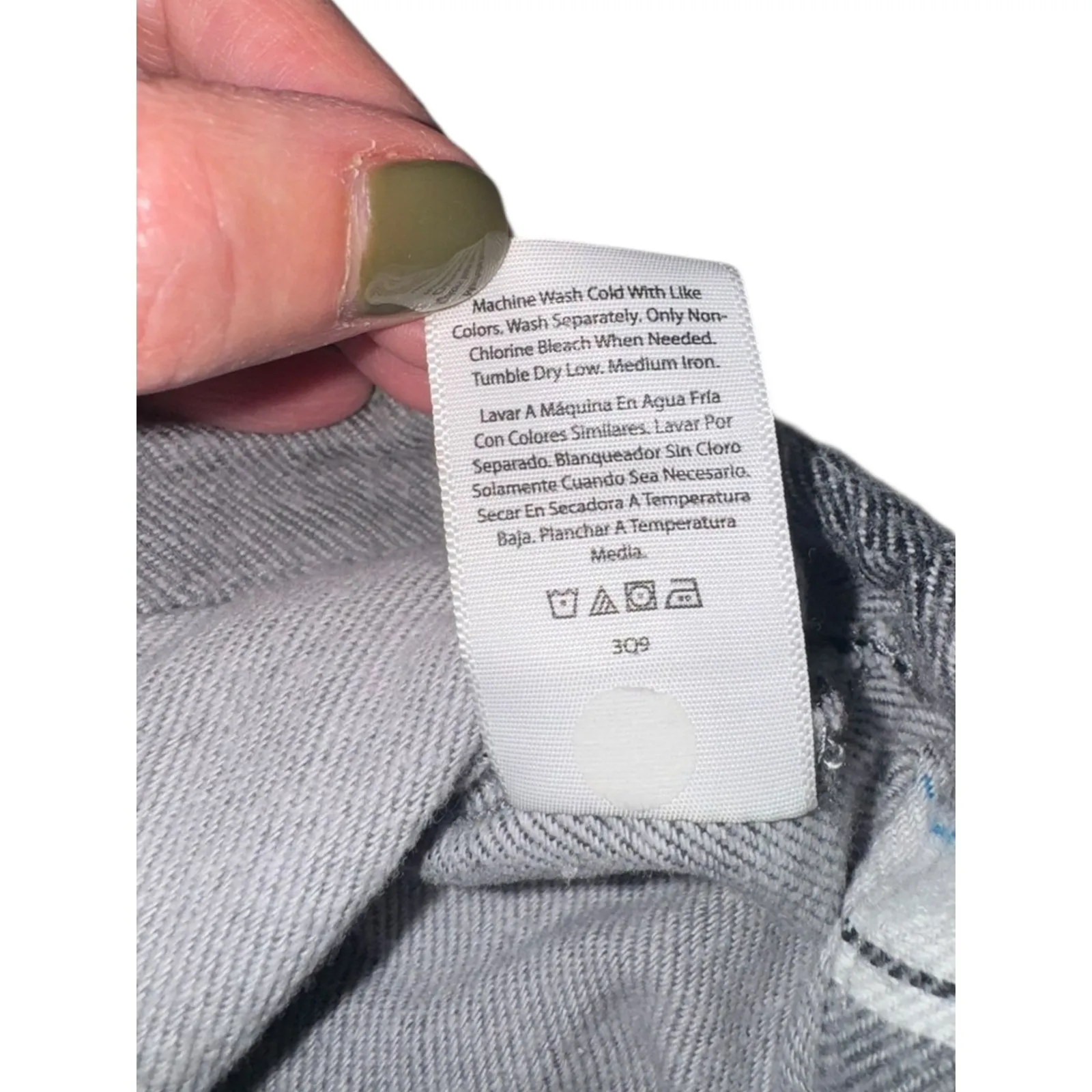 No Boundaries vintage 90's Gray Stripe Hooded Pullover women's  Size S - Image 5