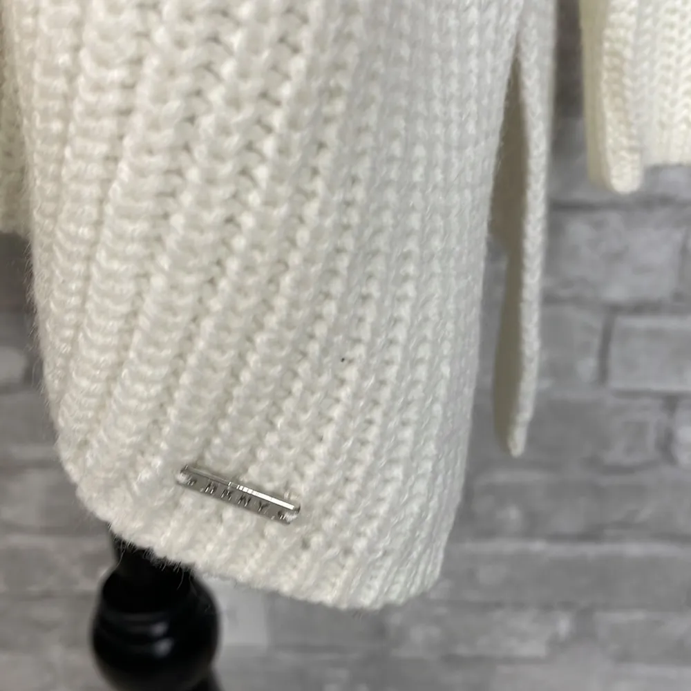 DKNY Ivory Cowlneck Sweater - Image 2