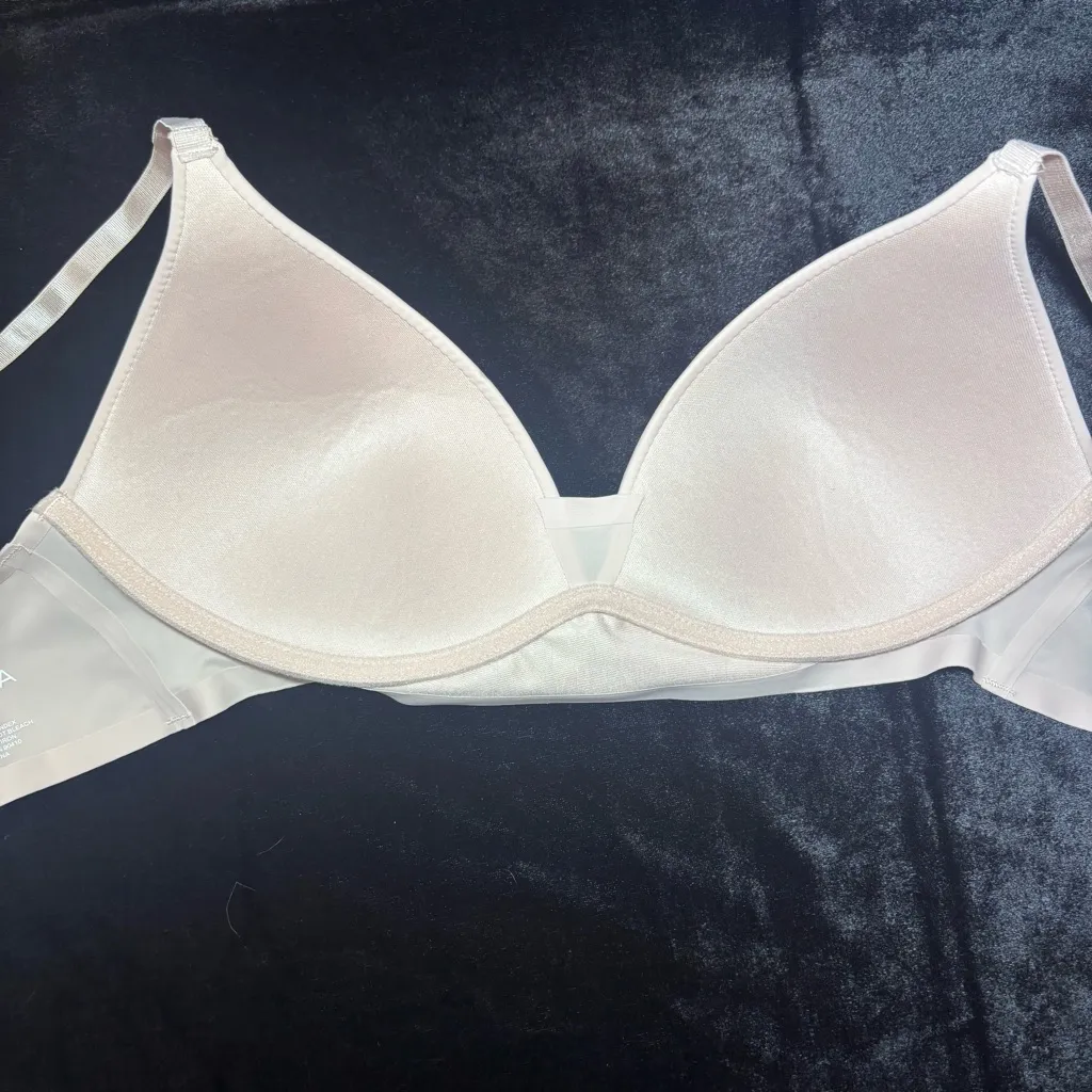 Nautica  Intimates Soft Pink Lightly Padded Wireless Bra 36C - Image 6