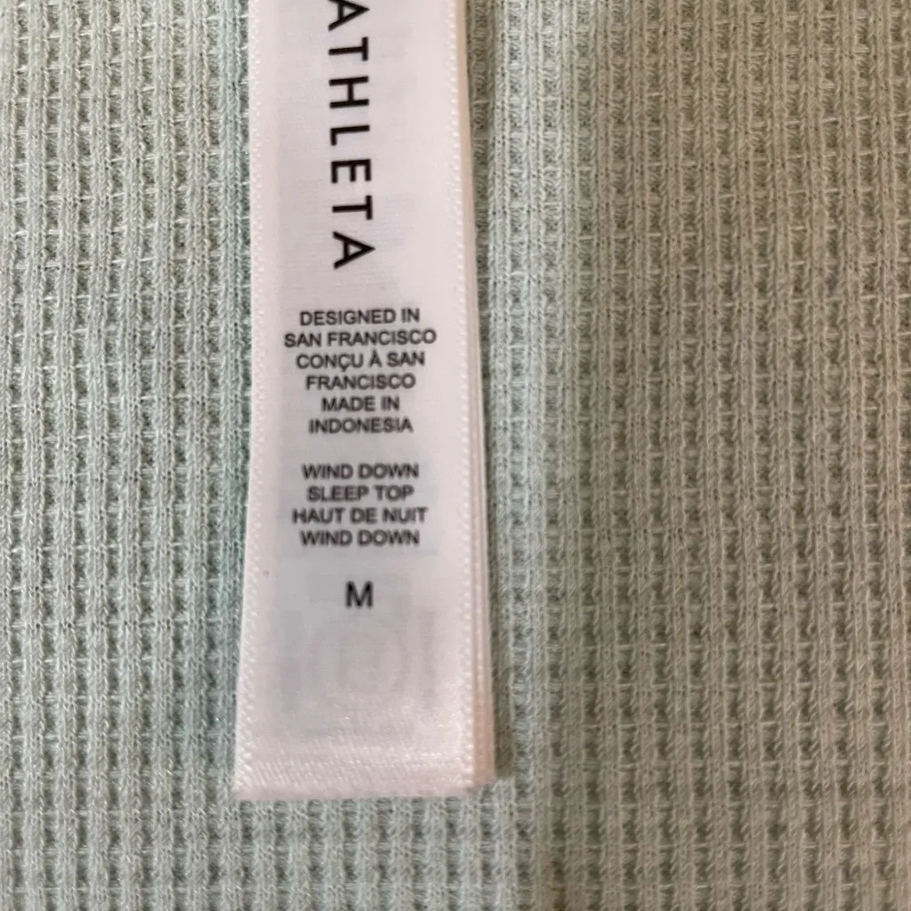 Athleta Mint V-Neck Blouse - Image 3