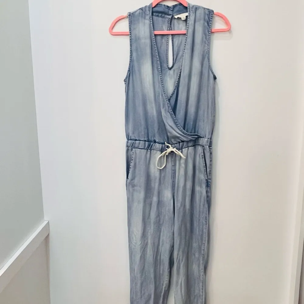 Love Stitch Peri Jumpsuit denim blue size small - Image 84