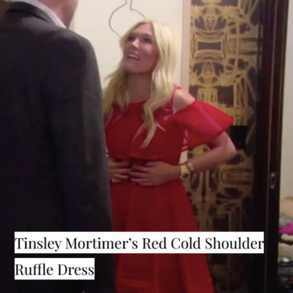 Maje Rosalie Mesh Structured Red Dress - Image 14