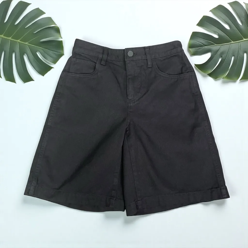 Aritzia TNA Kennedy Long Denim Shorts - Image 5