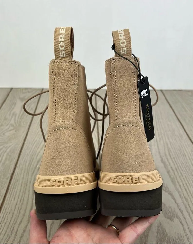 Sorel Women's Hi-Line Lace Boot US7 Canoe / Tawny Buff $185 - Image 6