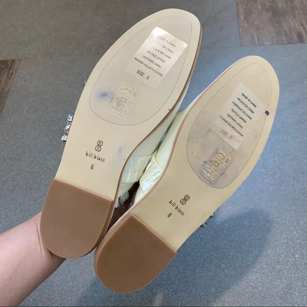 NEW Bill Blass Addy Rhinestone Embellished Mule, Size 6 - Image 16