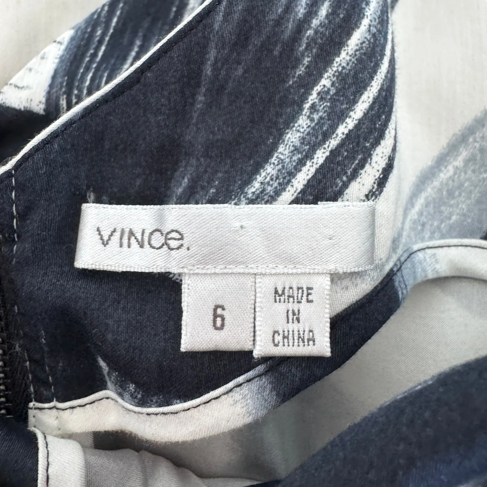 Vince Abstract Brushstroke Dress - Image 3