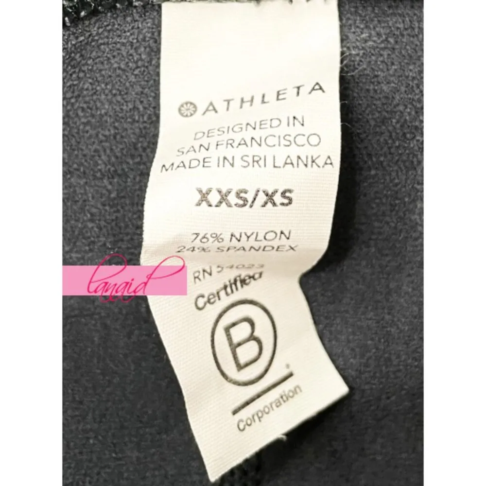 Mudra 7/8 Tights Anthracite Grey Mesh Cut-Outs Cutouts High-Rise Waist - Image 7