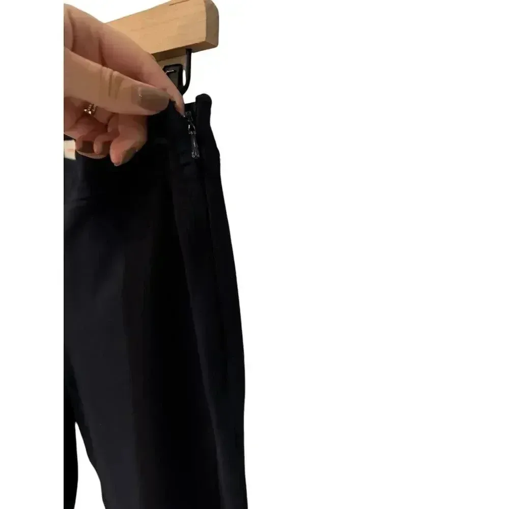Tory‎ Burch Navy Blue Tapered Ankle Pocketed Office Dress Pant Size 4 - Image 4