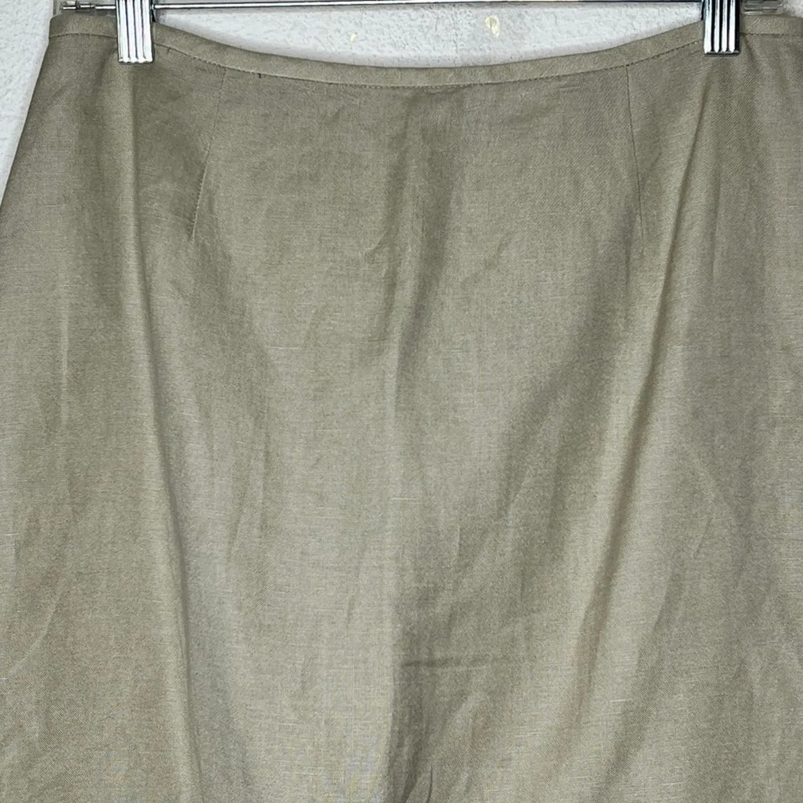 Vintage Liz Claiborne‎ Skirt Suit Set Tan Size 6 - Image 5