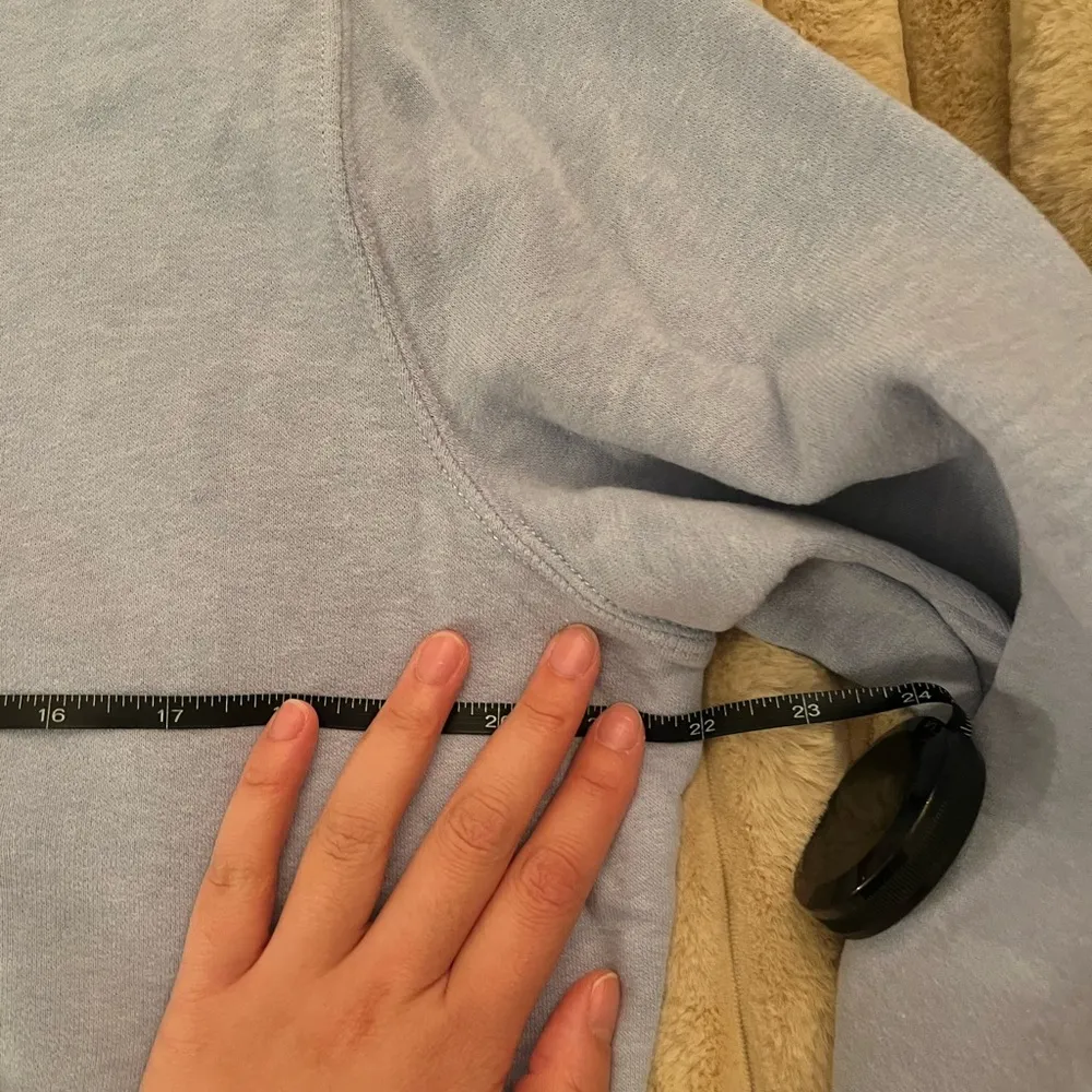 Sky Blue Fleeced Hoodie - Image 8