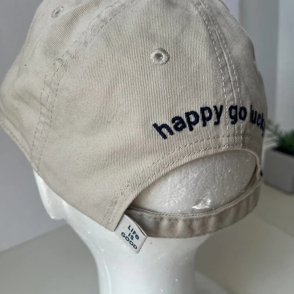 LIFE IS GOOD Happy Go Life Unisex Cap Hat Size Tan"Art of Optimism" Shamrock - Image 93