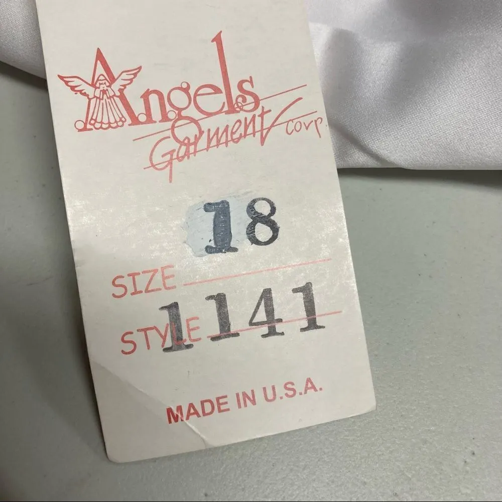 ANGEL’S GARMENT Junior Girl’s Communion Dress Sz 18 White New‎ SEE DESCRIPTION - Image 10