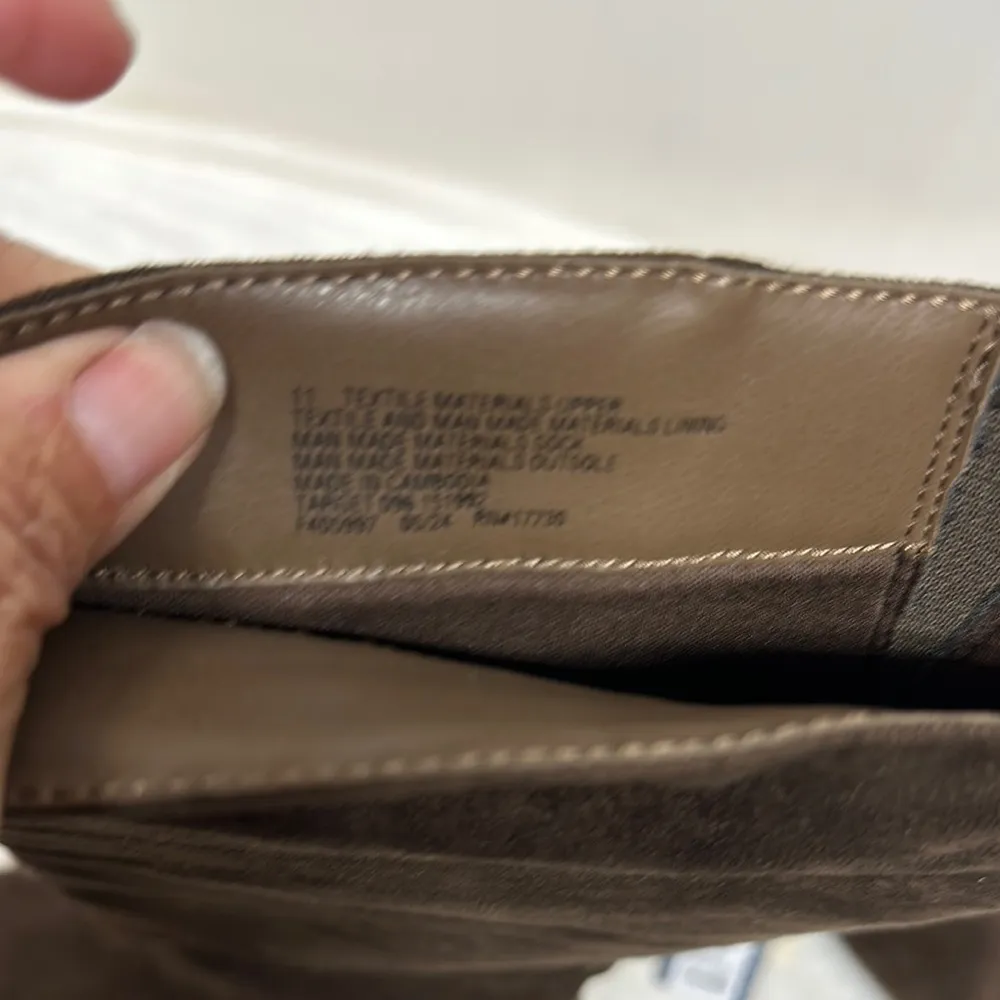 Universal Thread Brown Heeled Boots with Suede Like Finish - Image 10