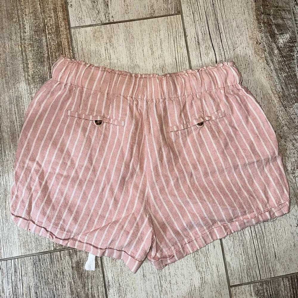 Pink Striped Streetwear Society Shorts - Image 5