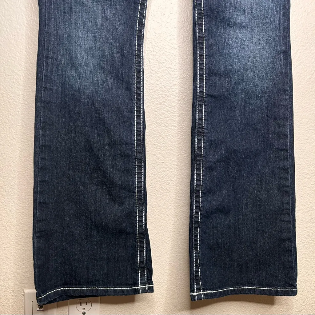 Ariat R.E.A.L. Low Rise Stretch Rosy Whipstitch Boot Cut Jean Lakeshore 30R - Image 7