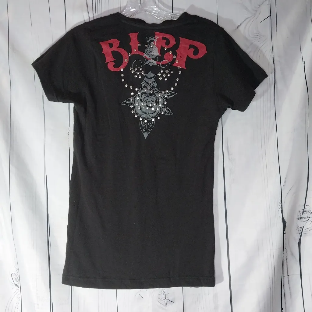Black Label Pink Punk Graphic Tee - Image 5