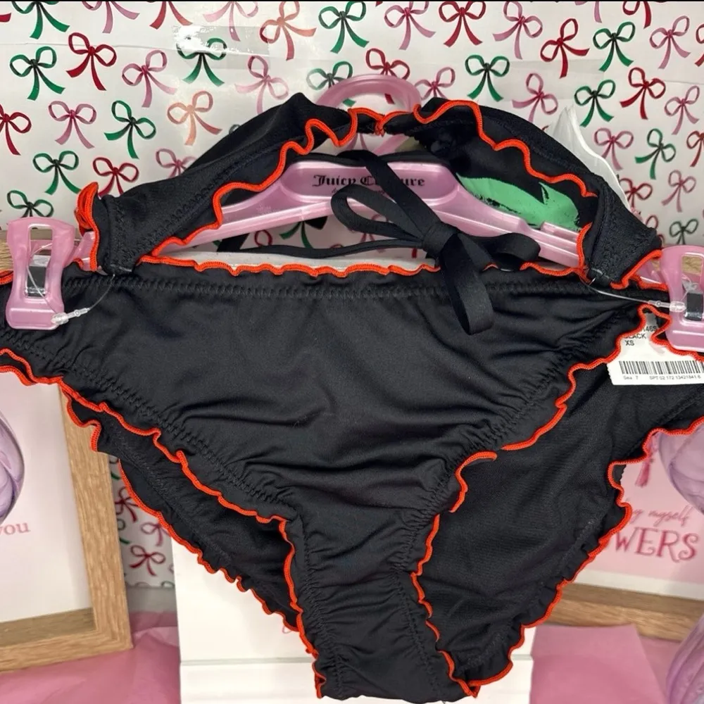 Juicy Couture Cherry Bikini Bathing Suit XS - Image 3