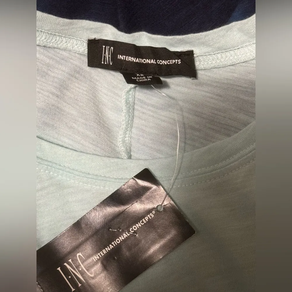 NWT International Concepts Blue and Green Ombré Tie Dye Tank Top size XS - Image 4