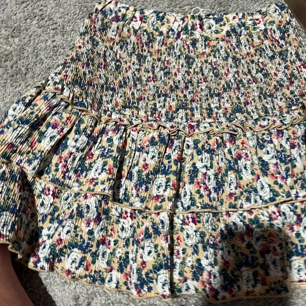English factory mini floral skirt size M - Image 8