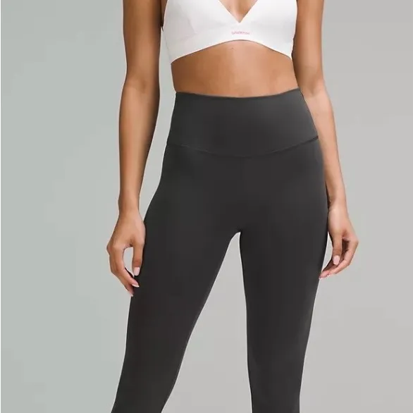 Lululemon High Rise Black Leggings 7/8 length - Image 3