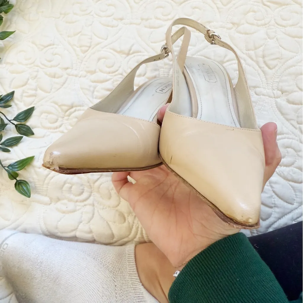 Coach Alena Slingback Pointed Toe Heels Sz 8 - Image 7