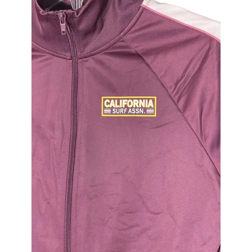 Hollister Full Zip Maroon Sweatshirt Size Large- Excellent Condition - Image 3