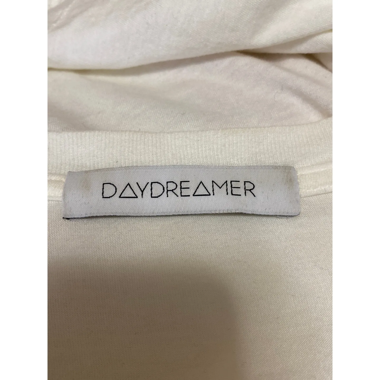 Daydreamer Rolling Stones White Short Sleeve Graphic Band Tee T-shirt Top Size L - Image 4