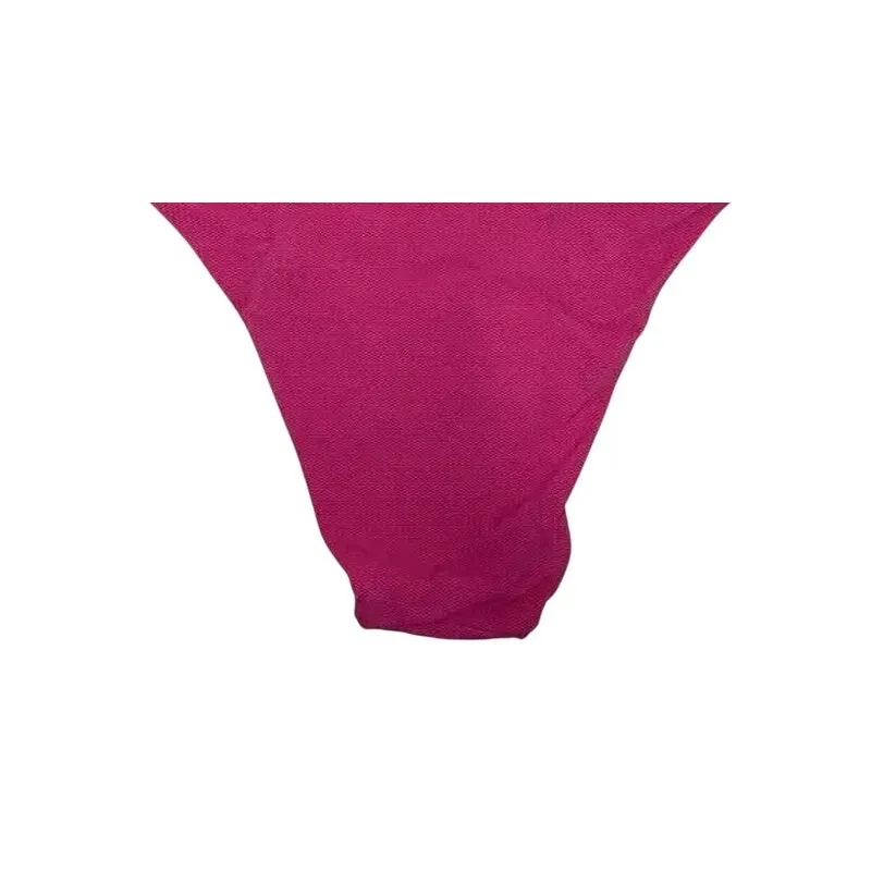 NWT Andie Swim The Ruched Side High Waisted Bikini Bottoms M Pink Orchid Pink - Image 6