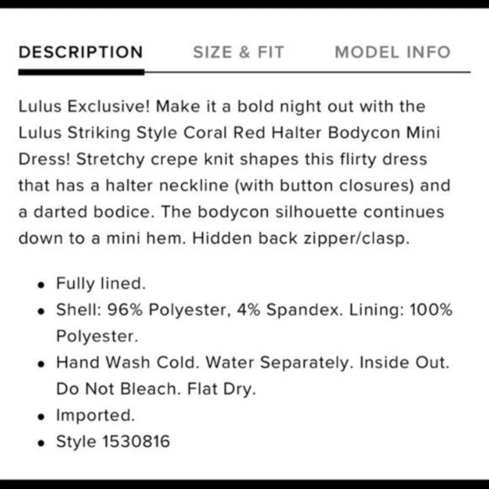 Lulu’s Mini Halter Bodycon Dress Red Orange Large - Image 10