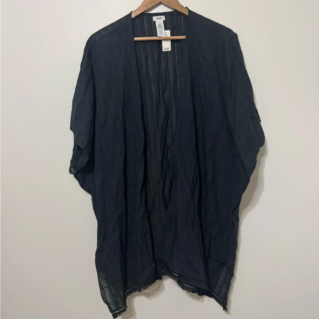 NWT Aerie Cotton Gauze Textured Cape Kimono - Image 2