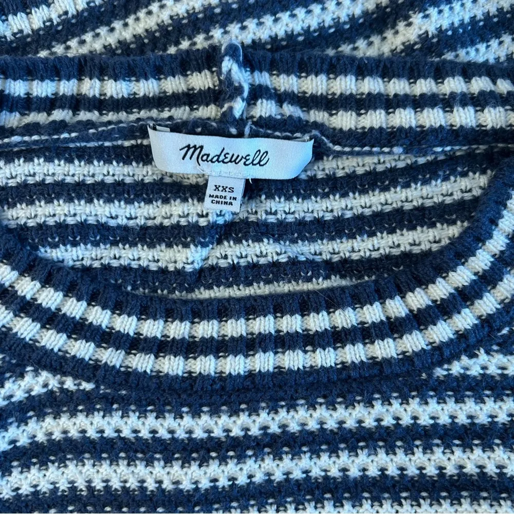 Madewell Seagrove Pullover Sweater in Dark Baltic Stripe - Image 9