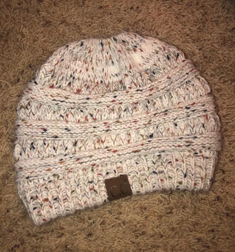C.C. White Beanie - Image 4