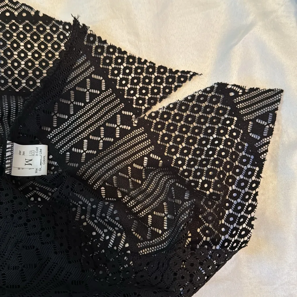 Zara Black Long Sleeve Dress - Image 9