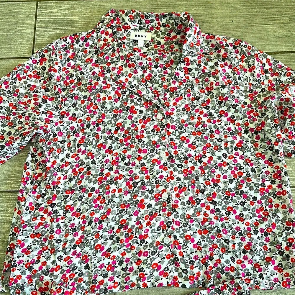 DKNY Floral Boxer Pajama Set NWT! - Image 4