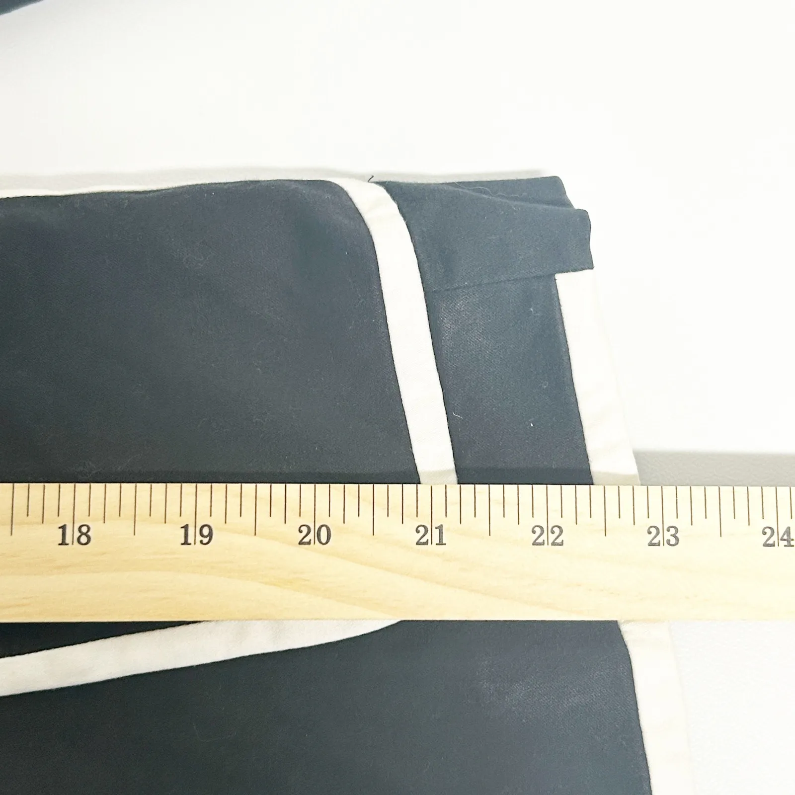 Express Womens Dark Academia Preppy Black White Trim Career Blazer Jacket Size 6 - Image 9