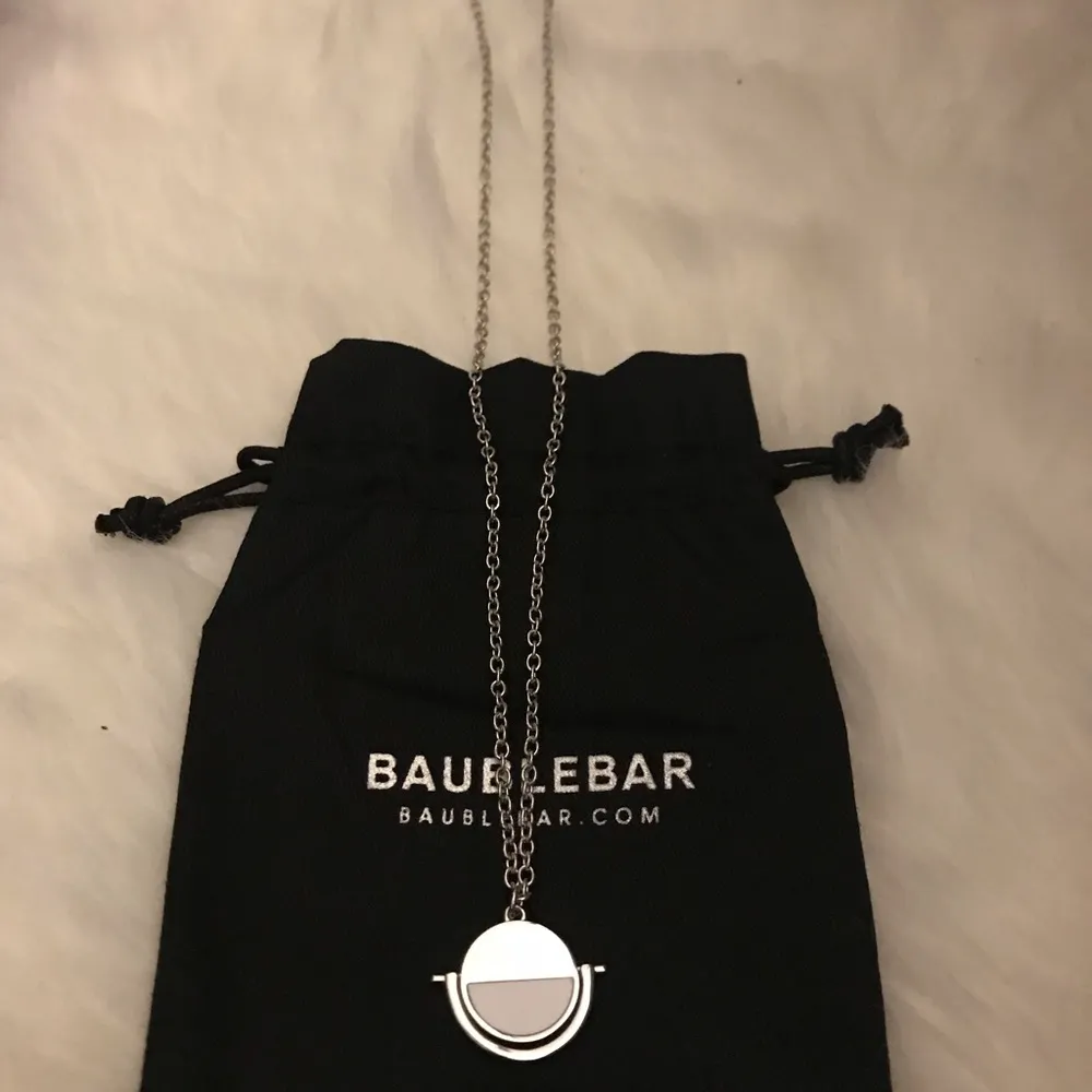 Baublebar long silver necklace - Image 2