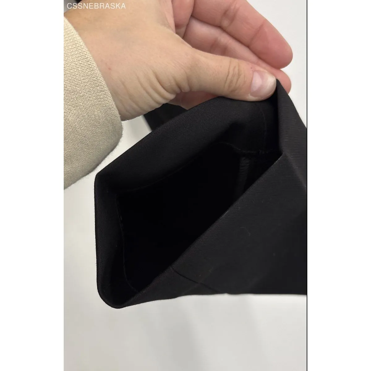 White House Black Market Black Chevron Slim Ankle Dress Pants Womens - Size 4 - Image 4