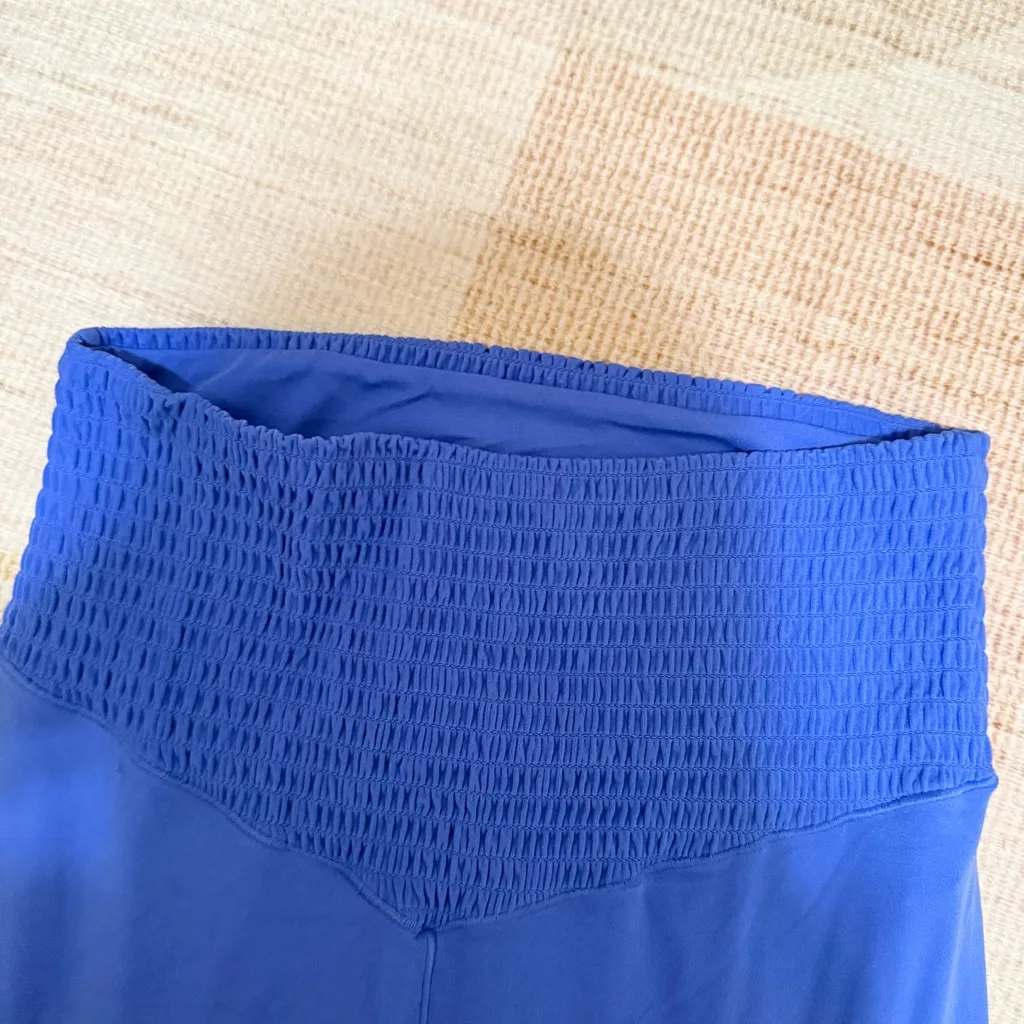 Aerie Hi Rise Super Flare Pants Workout Athleisure Periwinkle Size Large NWOT - Image 3