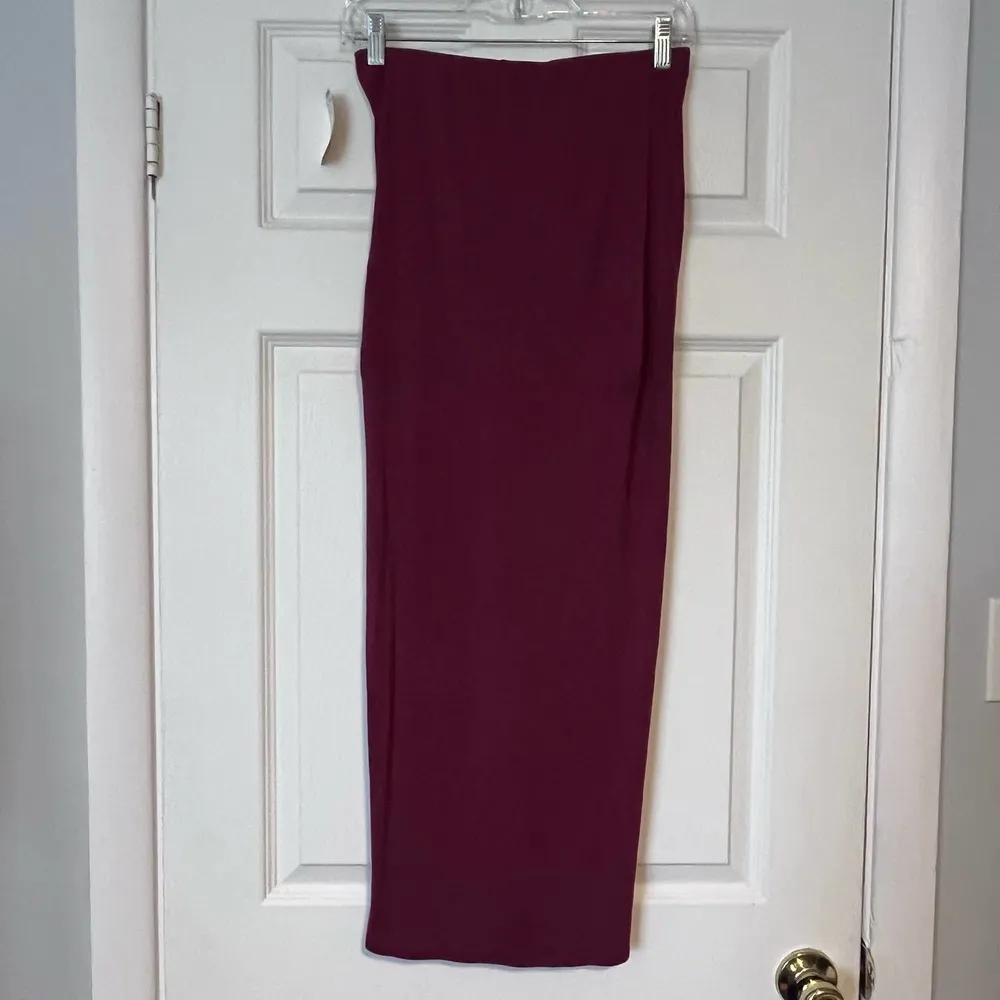 Heart & Hips Draped-Front Maxi Skirt - Size L - NWT - Image 3