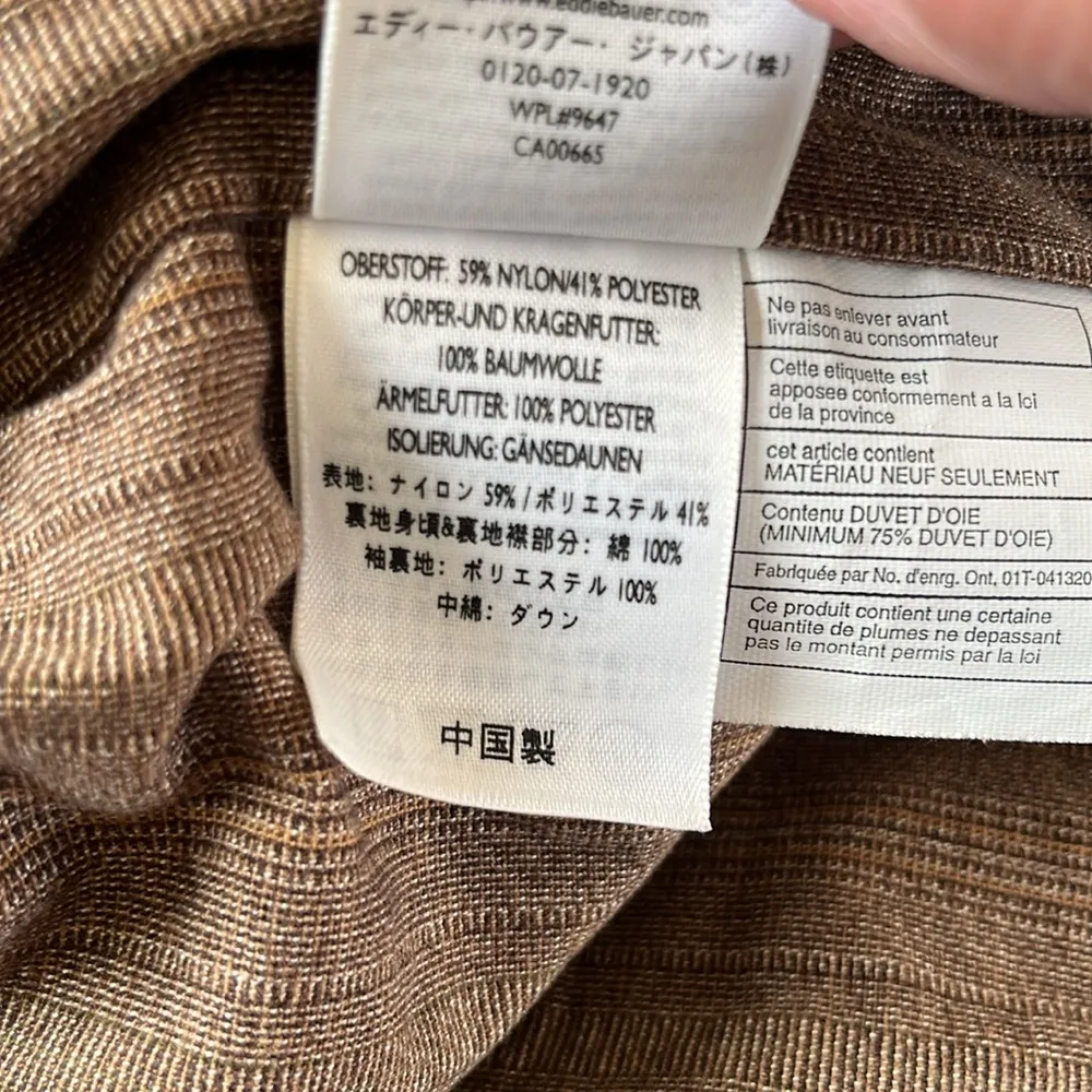 EUC Eddie Bauer Goose Down Puffer Coat Red Size XXL (1X) - Image 7