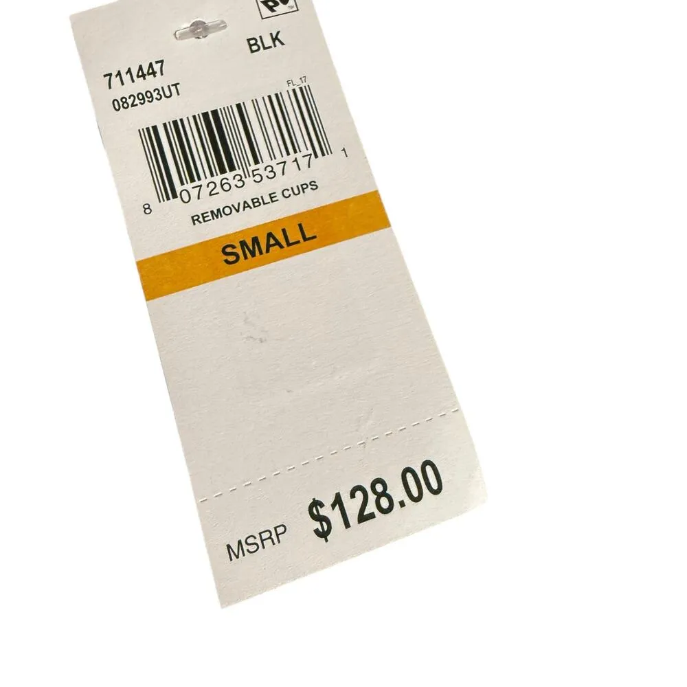 BECCA Colorplay Makayla Black Sheer Crochet One Piece Swimsuit Size Small - Image 9